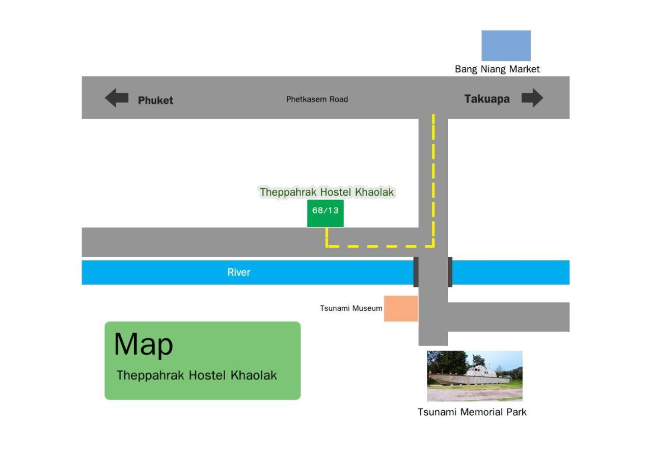 Theppahrak Hostel Khaolak Khaulak Kültér fotó